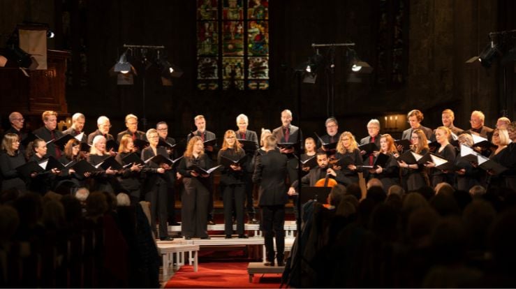 Bergen Domkor syng for 17. gang på Festspillene i Bergen. Denne helga kan du få med deg konsert laurdag og festspelgudsteneste søndag. Velkommen!