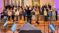 «Jul i Fridalen» ble spilt inn med Collegium Vocale midt i november. Nå er platen klar! Alle foto: Olav Frøyen Sandvik