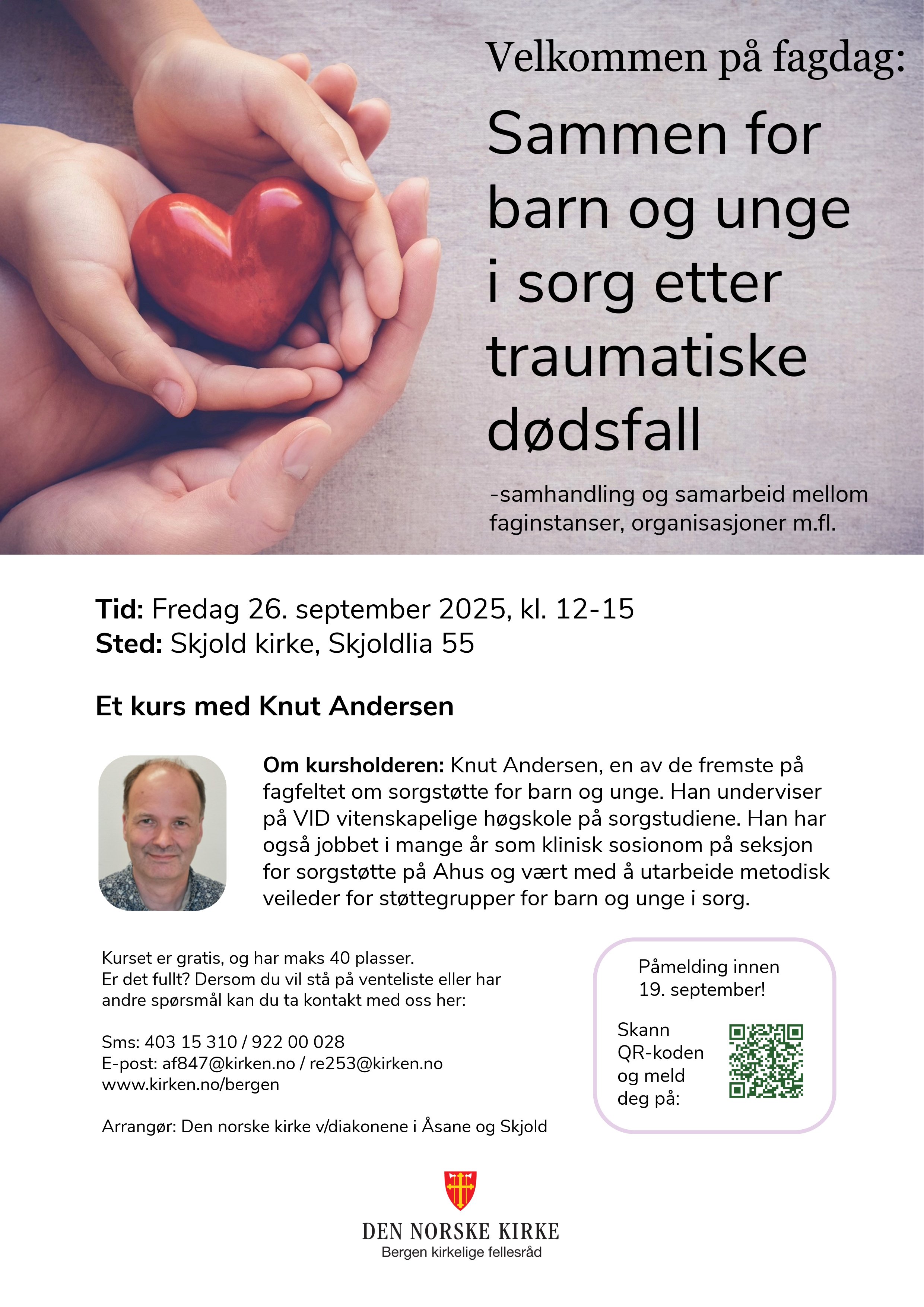 Plakat for fagdag. Klikk på bildet for PDF.