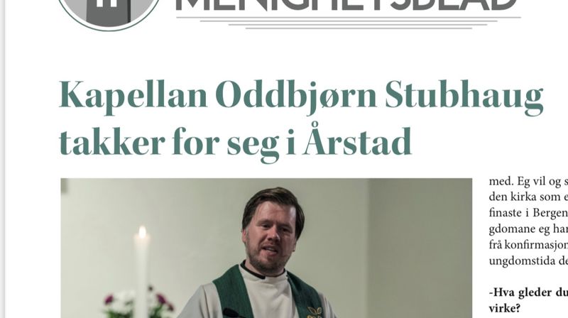 Nytt menighetsblad!