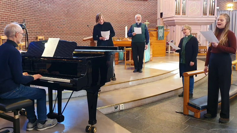 Søndagsandakt fra Åsane kirke - fastelavnsøndag 14 feb. (video)