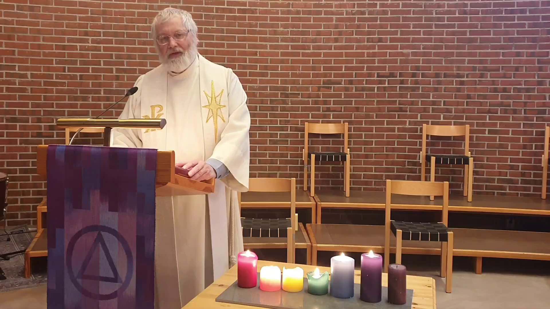 Søndagsandakt fra Åsane kirke - Maria budskapsdag 21 mars (video)