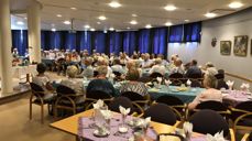 Foto fra Stortreff med Honnørklubben i Åsane kirke. Foto: Claus Arne Wilhelmsen