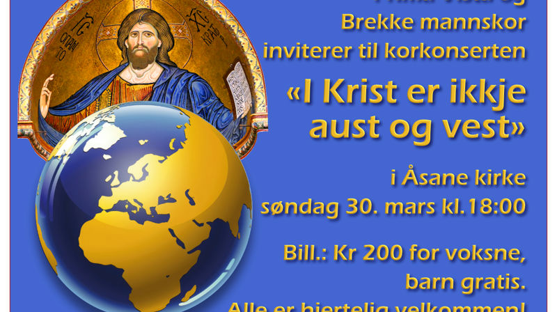 Konsert med Prima Vista og Brekke mannskor.