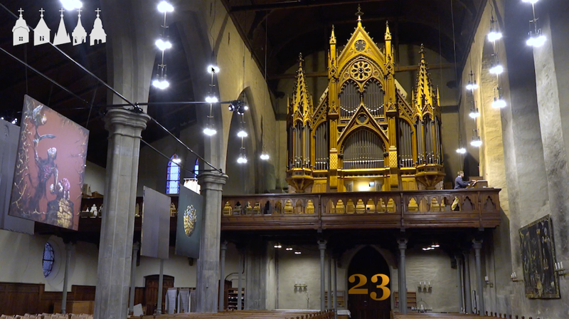 Luke 23 - På innsiden av orgelet i domkirken