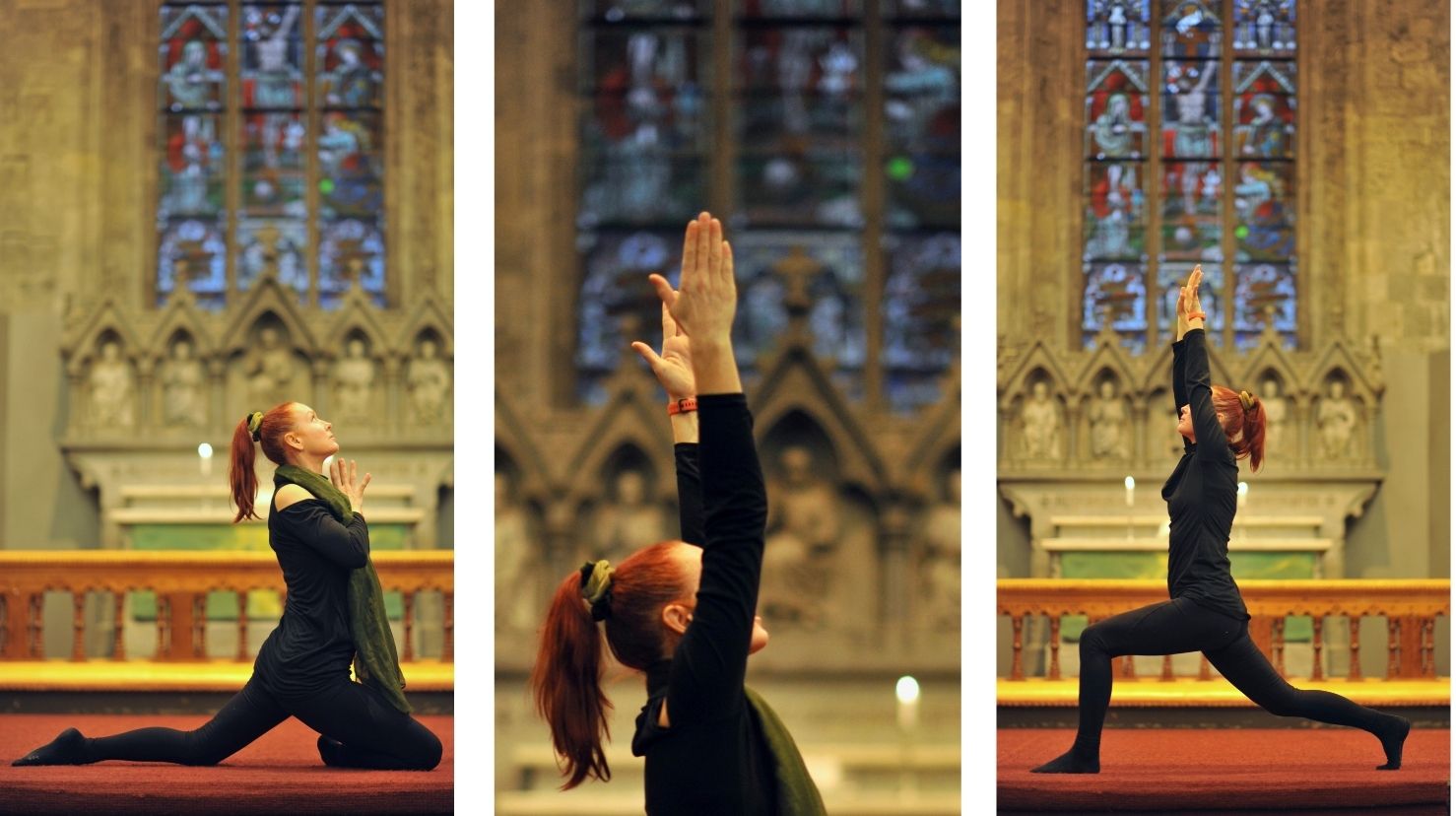 Yogagudstjenester i Bergen domkirke.