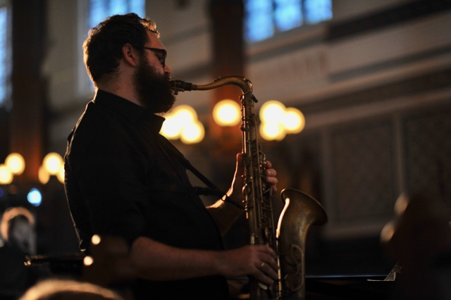 Inge Breistein på saxofon. FOTO: Gyrid Cecilie Nygaard