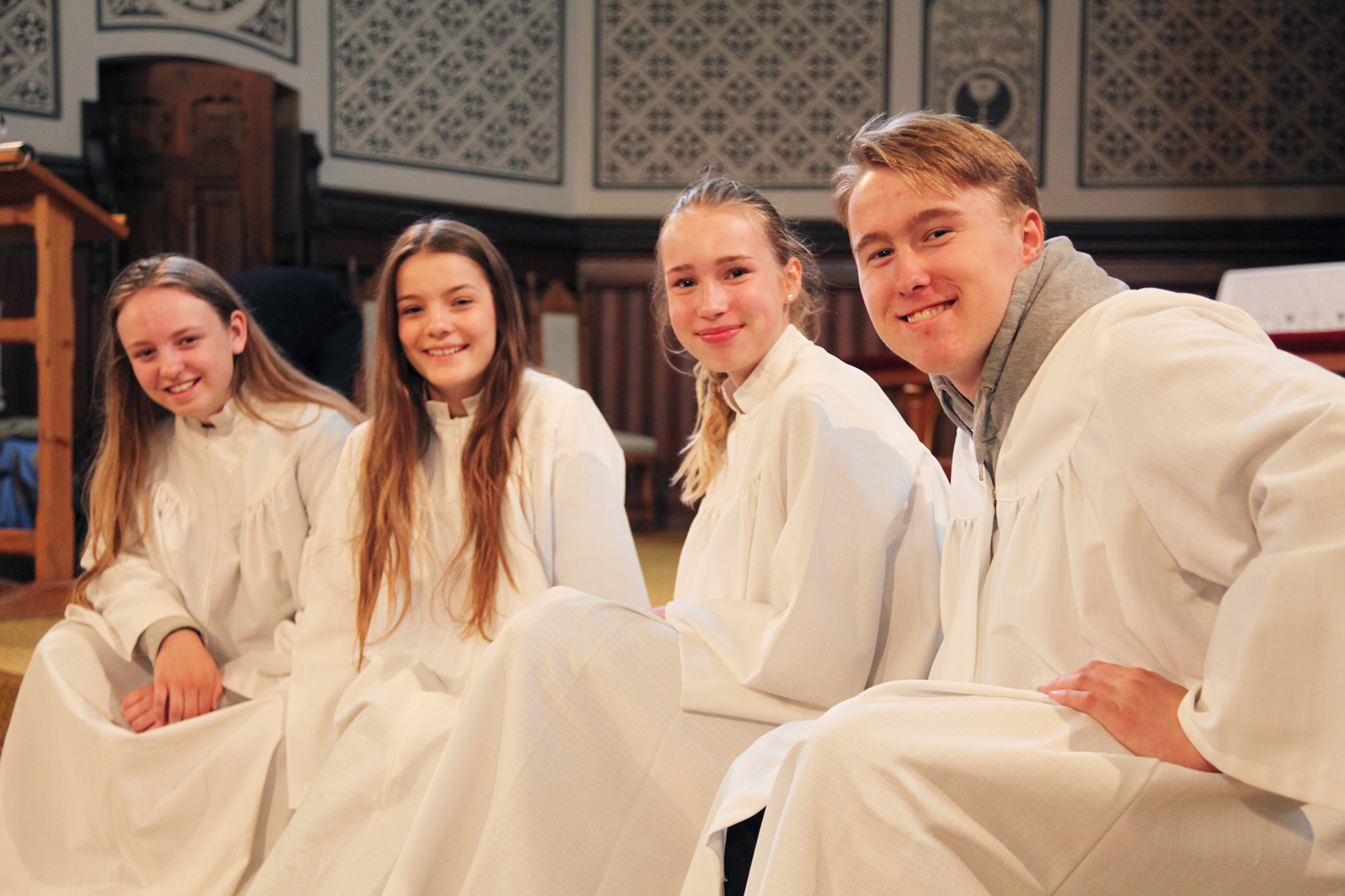 Illustrasjonsfoto: konfirmanter i Johanneskirken 2018. 