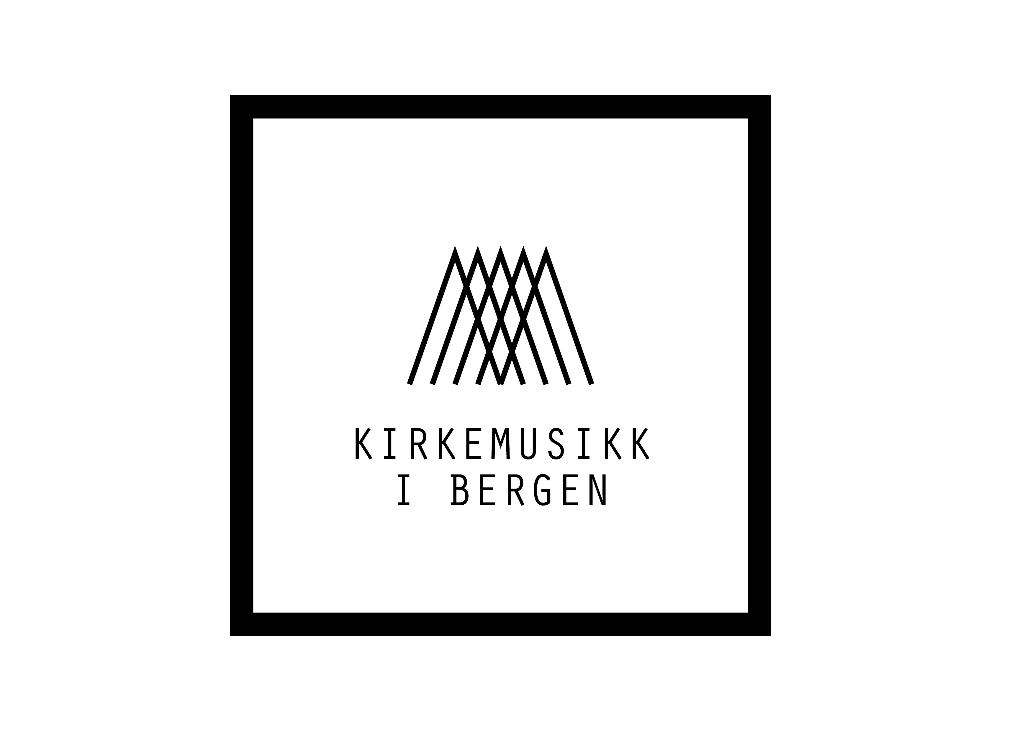 Kirkemusikk i Bergen, logo.