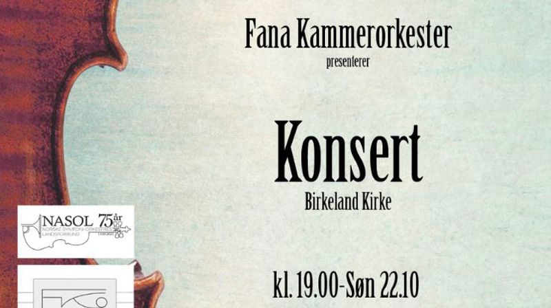 Konsert med Fana kammerorkester og Asbjørn Snilstveit