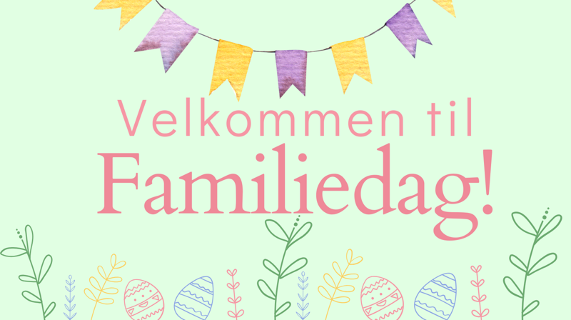 Familiedag 30. mars