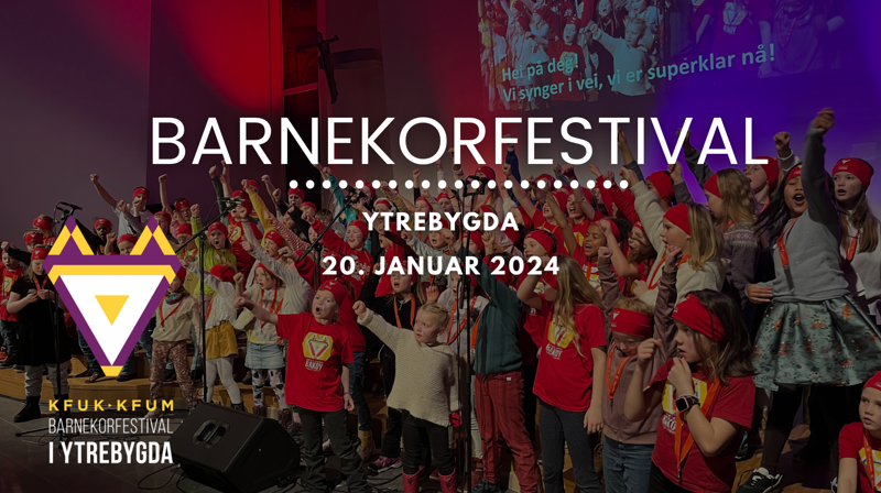 Barnekorfestival i Ytrebygda 20. januar 2024