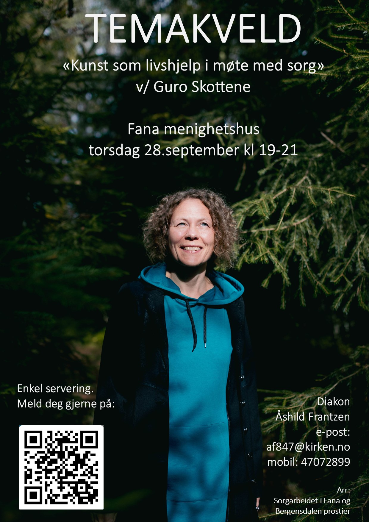 Velkommen til temakveld om sorg og kunst som livshjelp