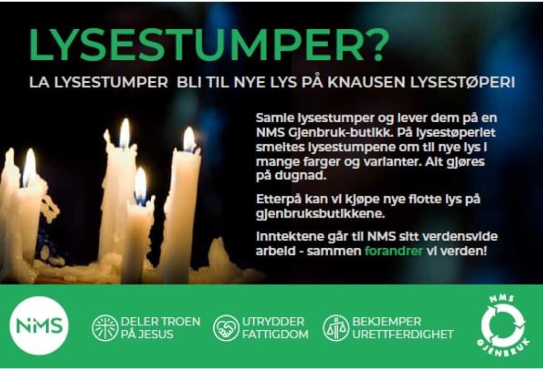 Fra lysestumper til nye lys