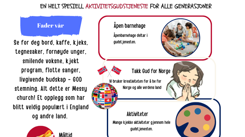 Gudstjeneste = Masse gøy