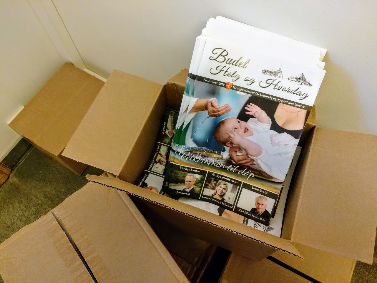 Menighetsbladet skal ut!