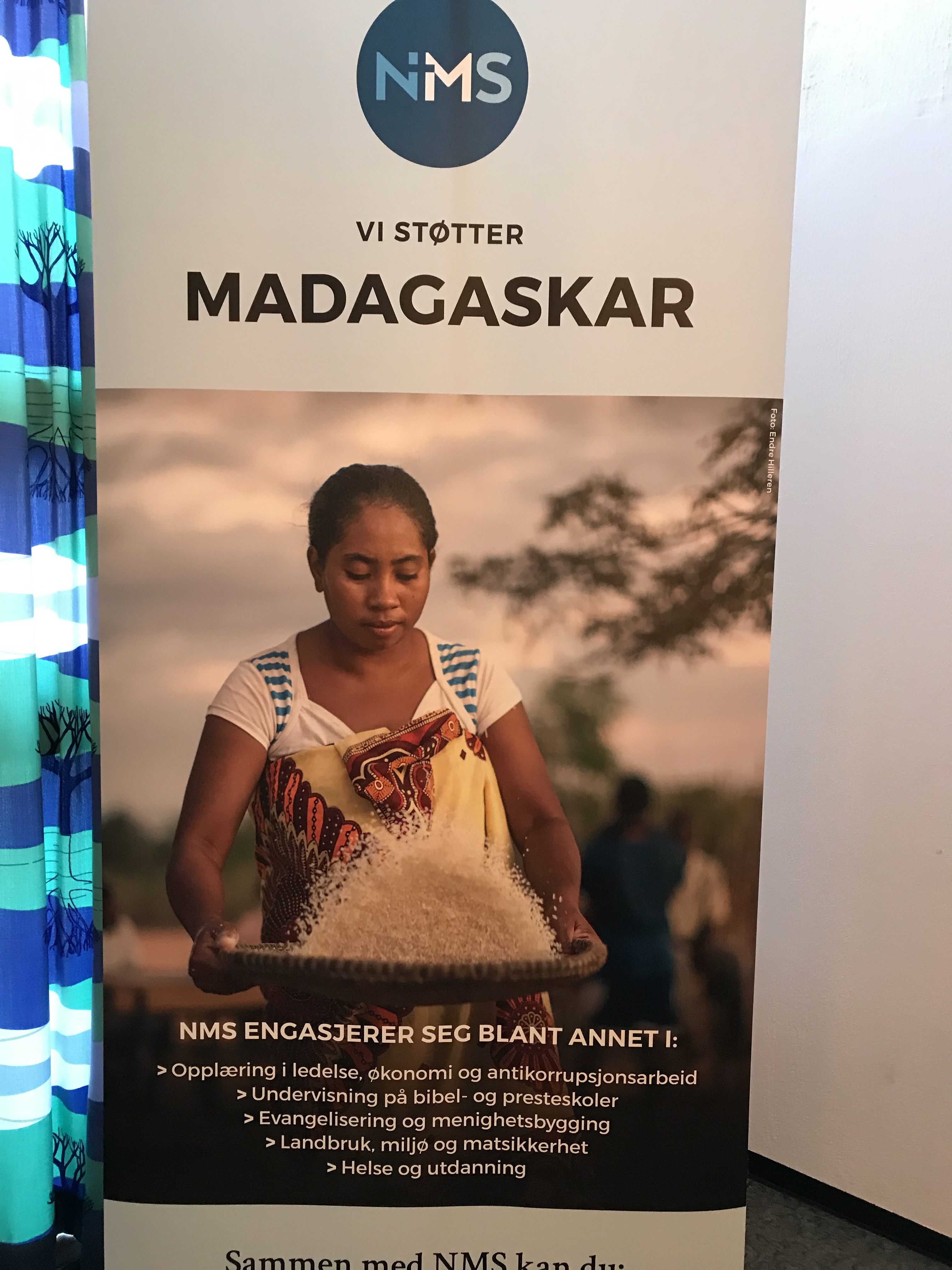 Roll up som bu bruker til å profilere misjonsarbeidet i vår menighet