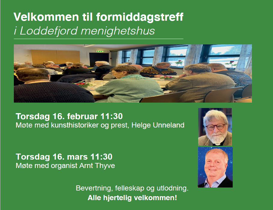 Formiddagstreff i Loddefjord menighetshus