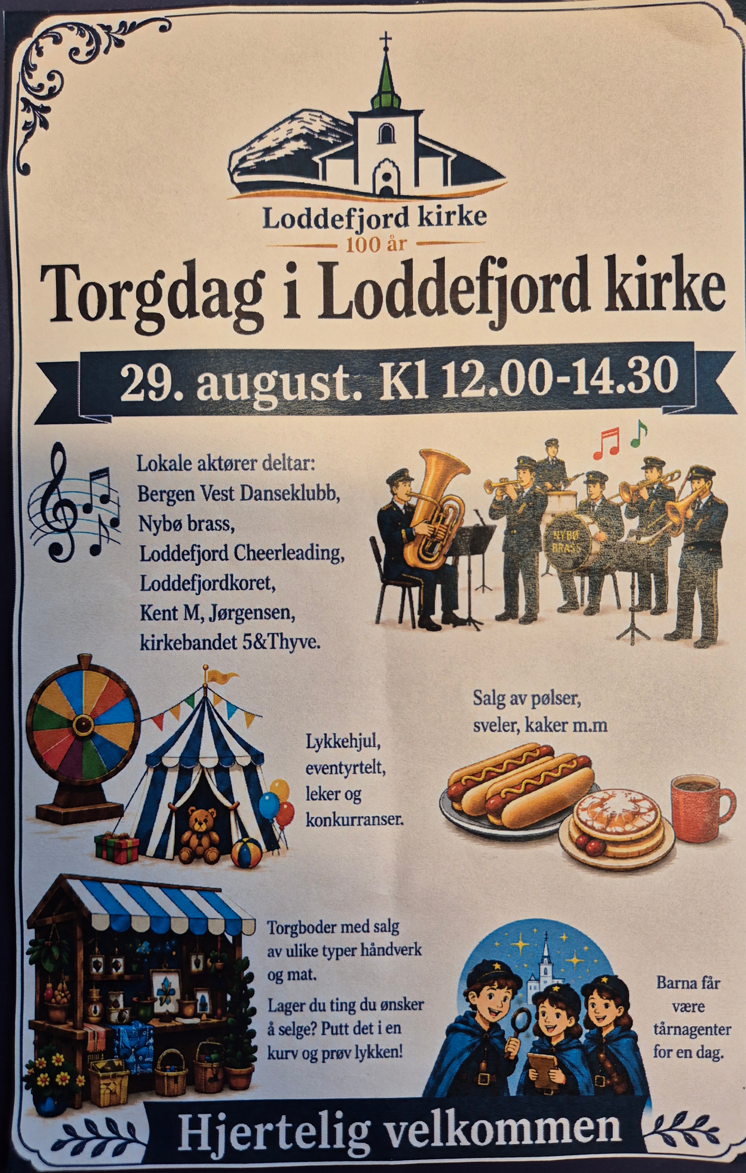 Velkommen til Torgdag i Loddefjord kirke