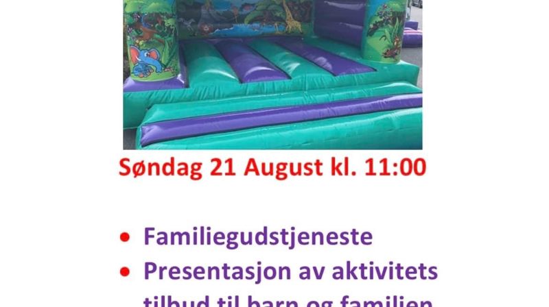 Vi starter opp høsten med en skikkelig KICK-OFF GUDSTJENESTE!