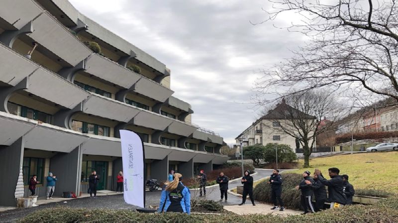 Trivelig trening hver tirsdag med Frisklivsentralen