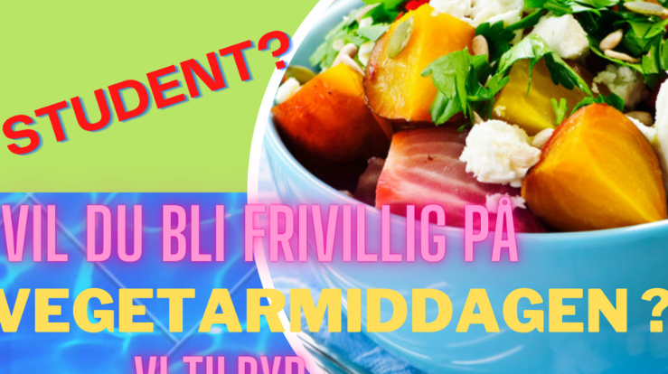 Vil du være frivillig på Vegetarmiddagen?