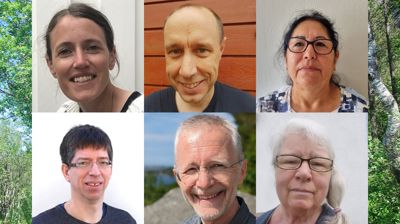Bilder av kandidatene – seks personer