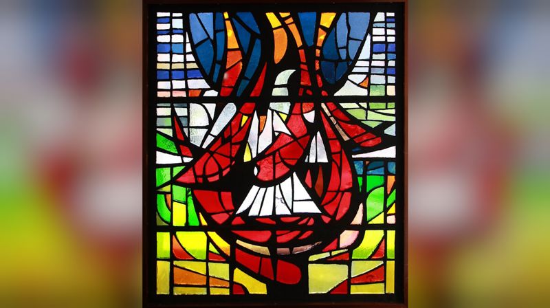 Mosaikkbilde fra Holy Spirit Church Centre, England, foto ved John Salmon