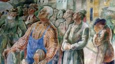 Utsnitt fra altertavle i st. Markus. Fotograf Arnulf Sandvik