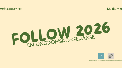 Follow 2026 - en ungdomskonferanse