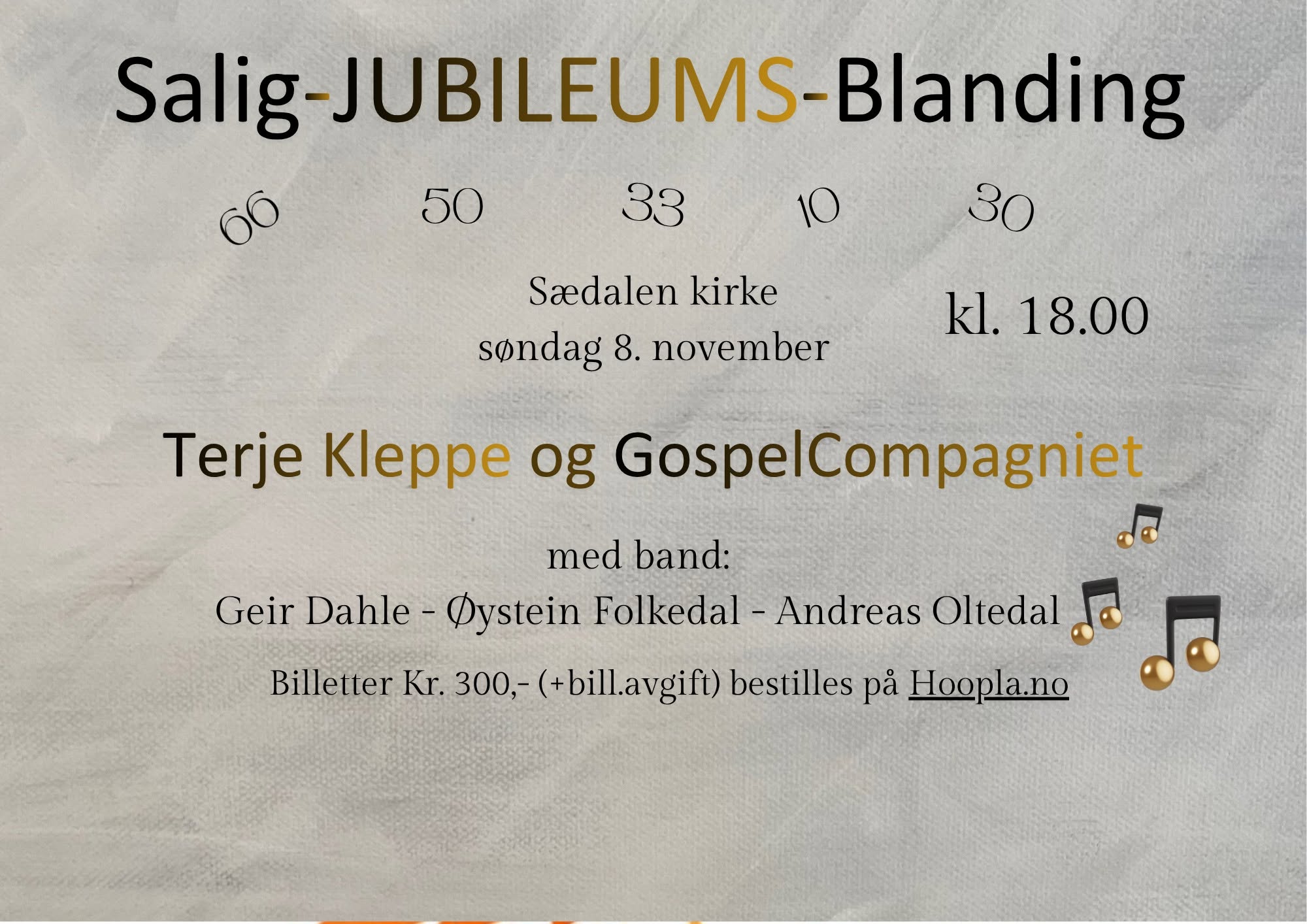 Jubileumskonsert med GospelCompagniet