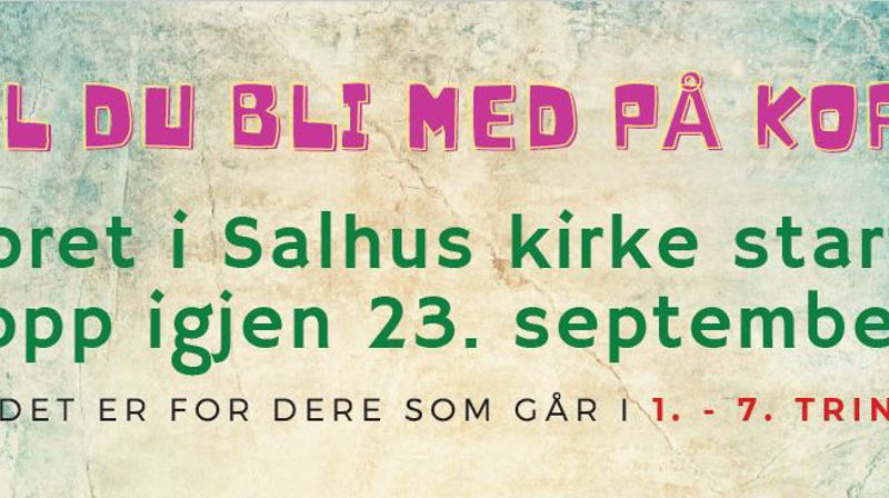 Barnekor i Salhus kirke