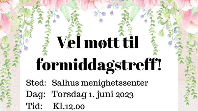 Velkommen til formiddagstreff