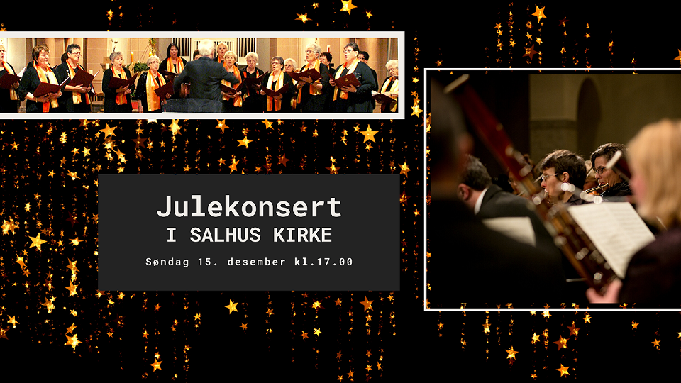 Kom og syng med oss i Salhus kirke 15.12.2019 -Julekonsert