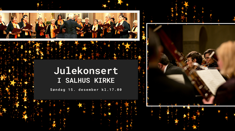 Kom og syng med oss i Salhus kirke 15.12.2019 -Julekonsert
