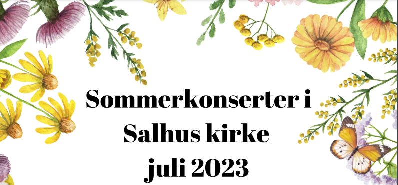 Sommerkonserter i Salhus kirke juli 2023
