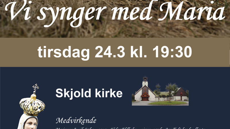 Konserten -  Vi synger med Maria er avlyst og utsatt