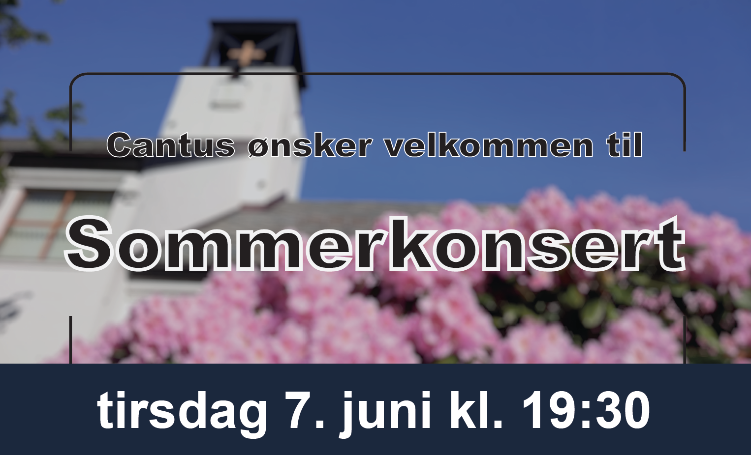 Sommerkonsert - Cantus med venner