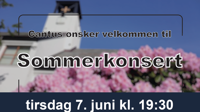 Sommerkonsert - Cantus med venner