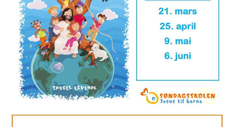 Gudstjeneste med søndagsskole 25.04.21