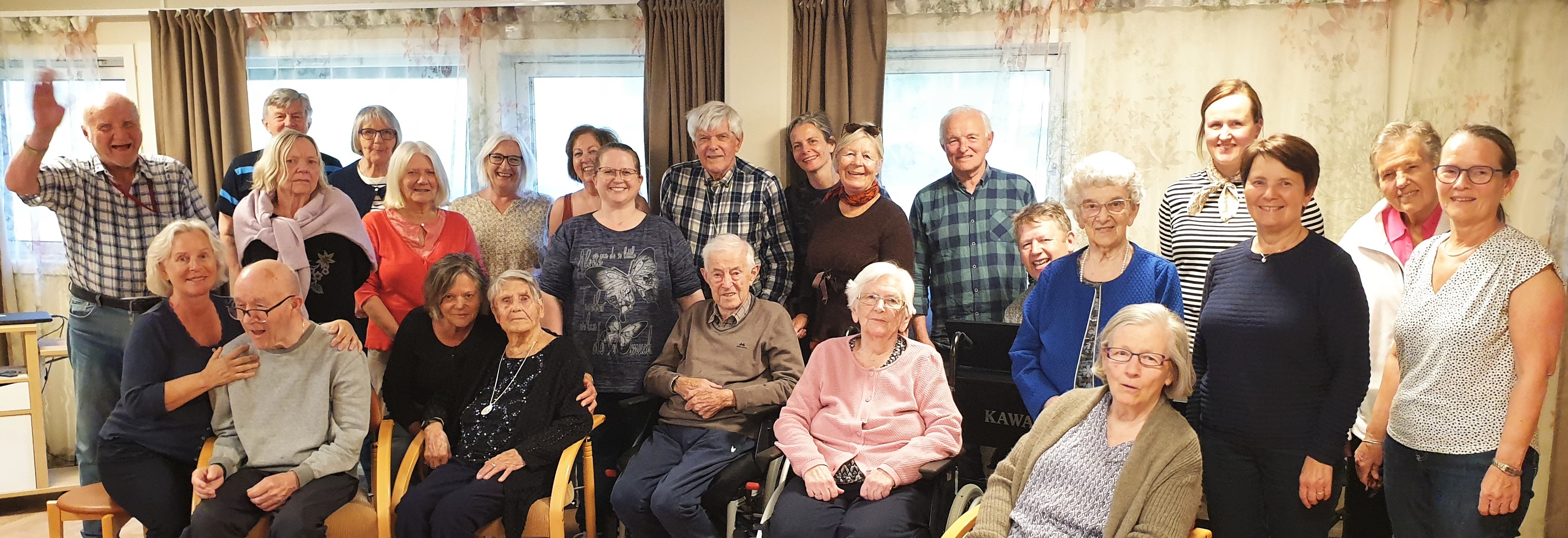 Tveitekoret, representert ved beboere, pårørende og frivillige 