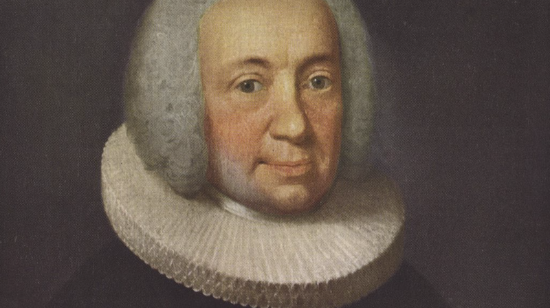 På bildet ser vi Hans Adolph Brorson (1694-1757) malt av Johan Hørner i 1756
