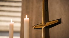 Alterkors i Slettebakken kirke. Foto: Lars Kristian Steen