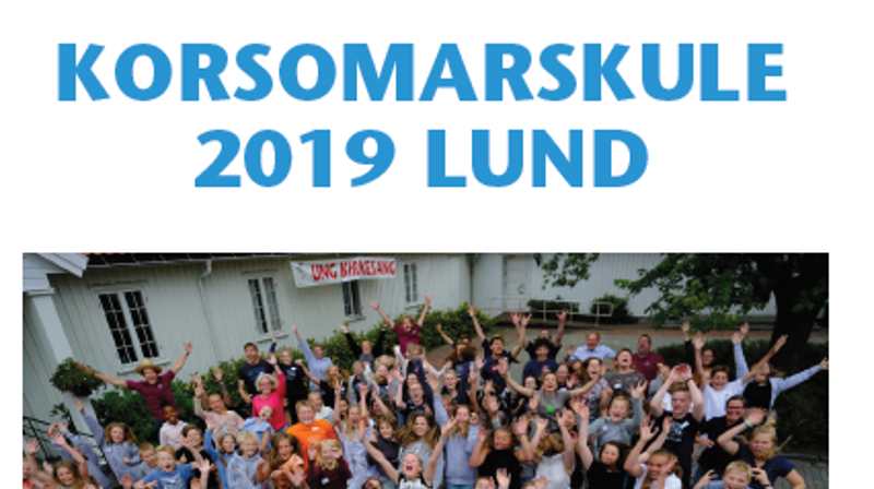 Kor-sommerskole 2019 Lund
