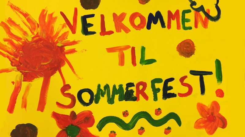 Velkommen til sommerfest på søndag!