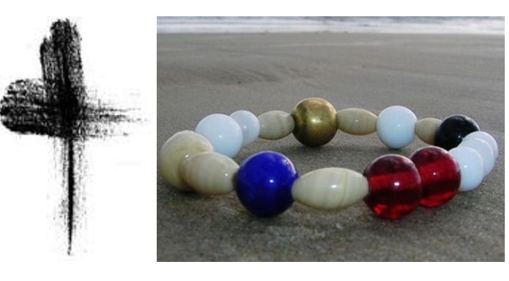 Bilde av askekors og Kristuskrans