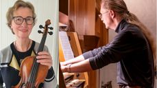 MUSIKALSK GJENSYN: Elisabeth R.Andersen var en av Jostein Aarvik sine fremste musikalske medspillere i årene hans som kantor i Fana kirke.