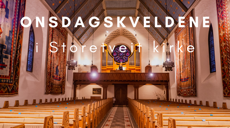 Onsdagskvelder med åpen kirke, konserter, salme- og temakvelder.
