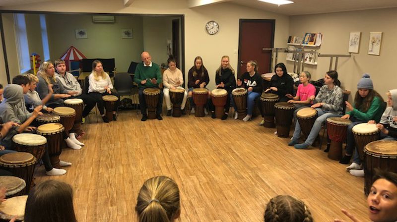 Konfirmasjon i Ytre Arna Kyrkje 2019.