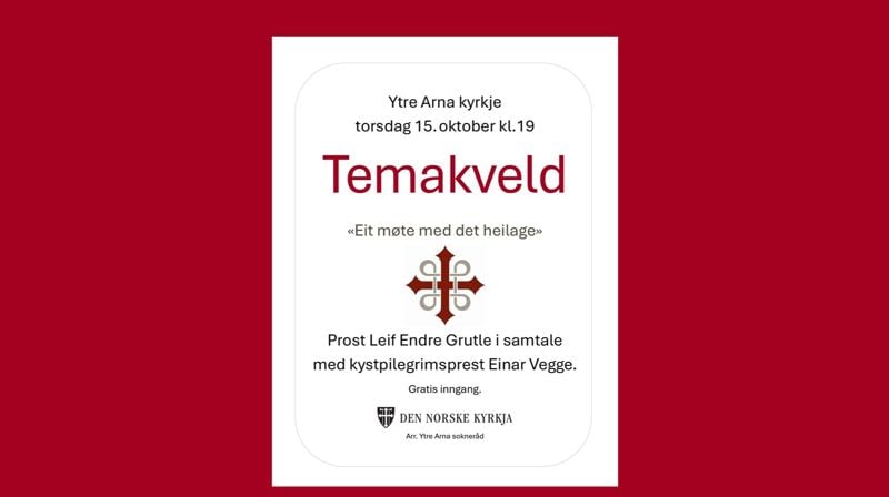 Temakveld: Eit møte med det heilage.